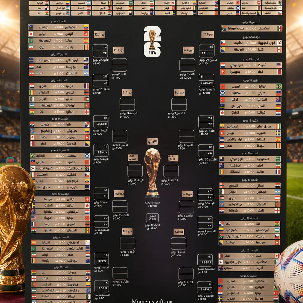 World Cup 2026 Match Schedule Board